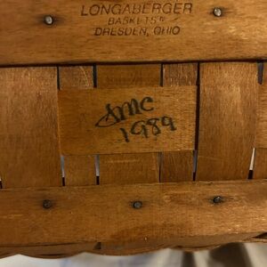 Longaberger Wooden Basket